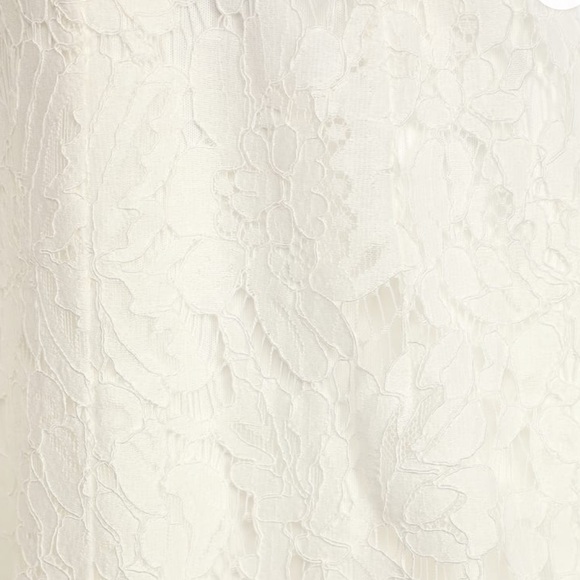 *SOLD* Lulus All About Tonight White Lace Wide-Leg Lace-Up Jumpsuit - Picture 5 of 5